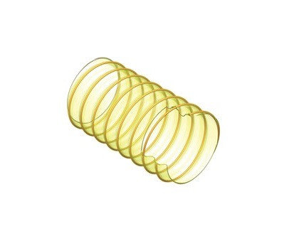 5-Mtr. Transparante Aansluitslang, 60mm diameter tbv. oa. Airflux AF-99 