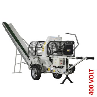 Lumag Zaag-Kloofmachine SSA500E met 40V Electromotor motor tbv 50-Cm boomstammen