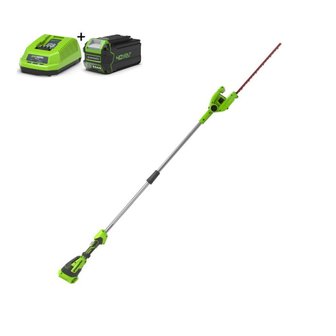 DEPA / Greenworks 40 Volt Accu Heggenschaar Langbereik G40PHAK4, incl. 4AH Accu &amp; Lader