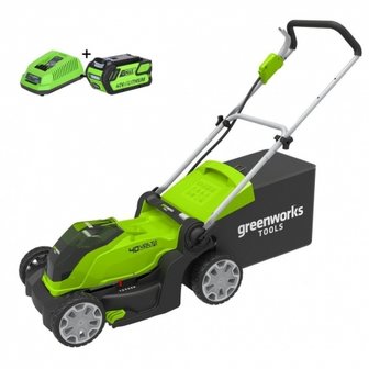 DEPA / Greenworks 40 Volt Accu Maaier G40LM41K4, 41-Cm incl. 4AH Accu &amp; Lader