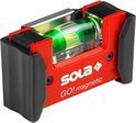 SOLA GO! Kwaliteits, Compact (75-mm) waterpas met handige riem-clip