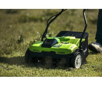 Greenworks 40V Accu Verticuteermachine G40DT35, zonder Accu &amp; Lader