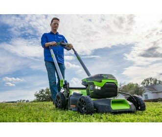 DEPA / Greenworks 60 Volt zelf aangedreven accu grasmaaier GD60LM51SPK2X, 51-cm incl. 2x 2AH Accu &amp; Lader 