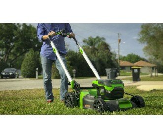 DEPA / Greenworks 60 Volt zelf aangedreven accu grasmaaier GD60LM51SPK4, 51-cm Incl. 4AH Accu &amp; Lader 