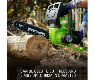 DEPA / Greenworks  40 Volt Accu Kettingzaag G40CS30K2 incl.  2-AH Accu &amp; Lader