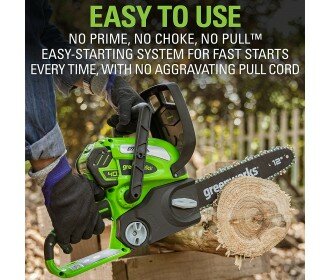 DEPA / Greenworks 40 Volt Accu Kettingzaag G40CS30K2X, incl. 2x 2AH Accu &amp; Lader