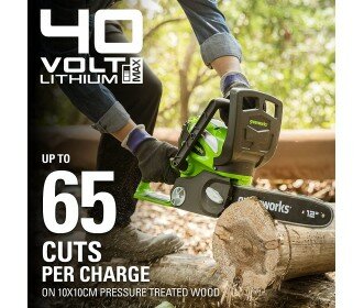 DEPA / Greenworks 40 Volt Accu Kettingzaag G40CS30K2X, incl. 2x 2AH Accu &amp; Lader