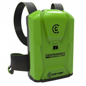 Greenworks 82 Volt accu bladblazer GC82BLBKH125 (Incl. accu, harnas &amp;Lader)