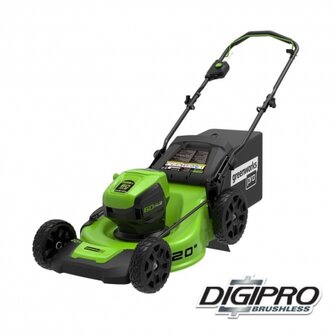 DEPA / Greenworks 60 Volt accu grasmaaier GD60LM46SPK4, incl. 4AH Accu &amp; Lader