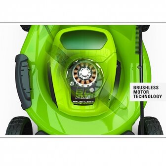 DEPA / Greenworks 60 Volt accu grasmaaier GD60LM46SPK2X, incl. 2x 2AH Accu &amp; Lader