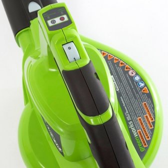 DEPA / Greenworks 40 Volt Accu Bladblazer en Zuiger GD40BVK4,incl. 4-AH Accu &amp; Lader