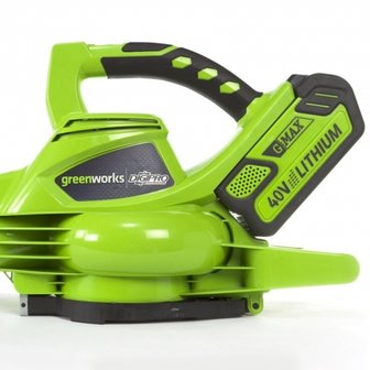 DEPA / Greenworks 40 Volt Accu Bladblazer en Zuiger GD40BVK4,incl. 4-AH Accu &amp; Lader