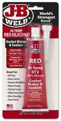 JB-Weld RED pakkingmaker art.nr:31314 , tbv Hoge Temperatuur in tube van 85-gr., kleur rood