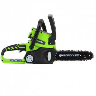 Greenworks G24CS25K2 24 Volt Accu Kettingzaag incl. 4AH-Accu &amp; Lader