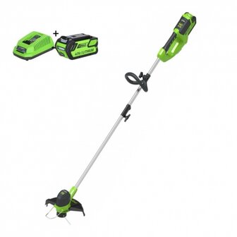 DEPA / Greenworks 40 Volt Accu Trimmer en Kantensnijder G40LTK2 incl. 2-AH Accu &amp; Lader