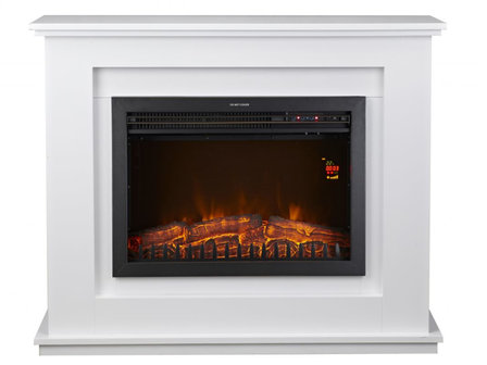Malmo Fireplace sfeerhaard met ombouw, 3-standen 0 - 1.000W - 2.000-W staand model.