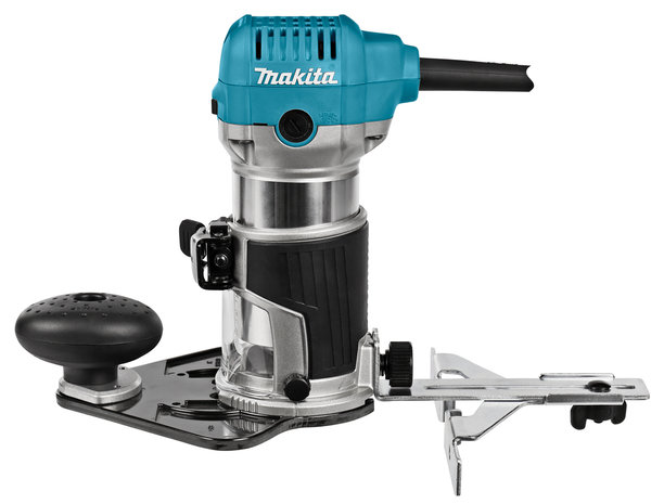 Makita RT0700CX3J 230 V Boven- en kantenfrees Met diverse voeten, in Mbox