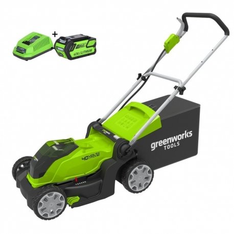 DEPA / Greenworks 40 Volt Accu Maaier G40LM41K4, 41-Cm incl. 4AH Accu & Lader