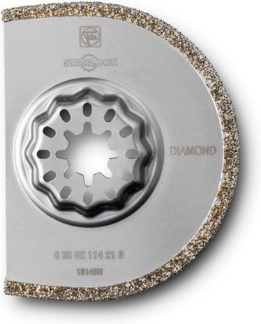 Fein Starlock, Origineel Diamant segmentblad van Fein, 75-mm, dikte 2,2mm 