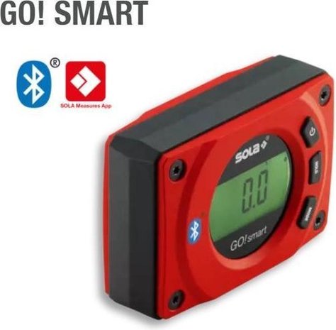 Sola GO! SMART: DIGITALE WATERPAS HELLING- EN HOEKMETER MET BLUETOOTH 01483001