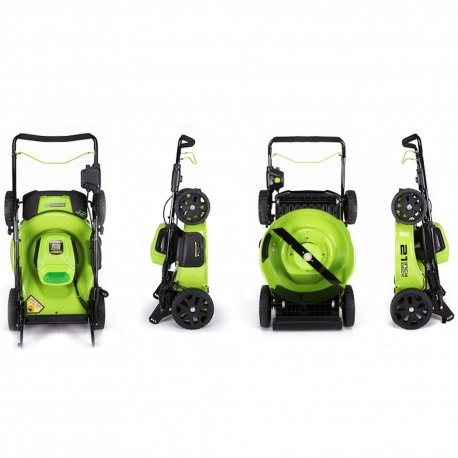DEPA / Greenworks 60 Volt accu grasmaaier GD60LM46SPK2X, incl. 2x 2AH Accu & Lader