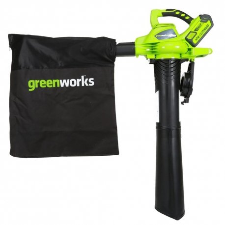 DEPA / Greenworks 40 Volt Accu Bladblazer en Zuiger GD40BVK4,incl. 4-AH Accu & Lader