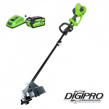 DEPA / Greenworks 40 Volt Accu Trimmer en Bosmaaier GD40BCK4 Incl. 4AH Accu & Lader