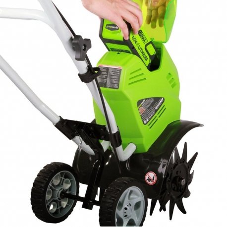 Greenworks 40 Volt Accu Grondfrees G40TLK4 Incl. 4-AH Accu & Lader