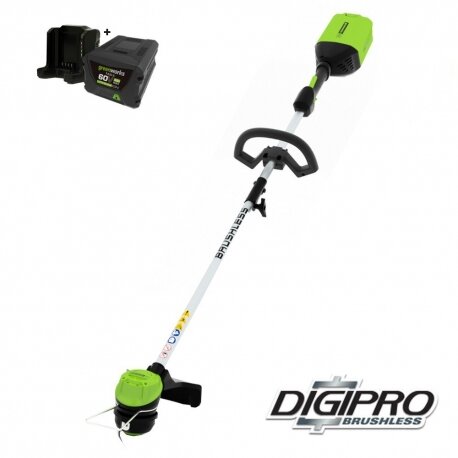 Greenworks 60 Volt Accu Trimmer GD60LTK4, Incl. 4AH Accu & Lader