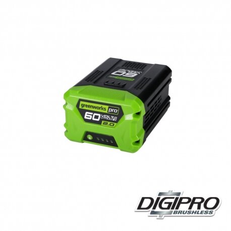 Greenworks 60 Volt Lithium Ion-accu G60B2, 2AH