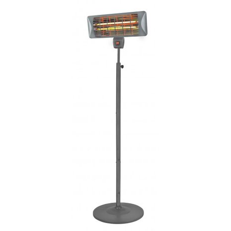 Eurom Q-time 2000S flame heater op standaard.