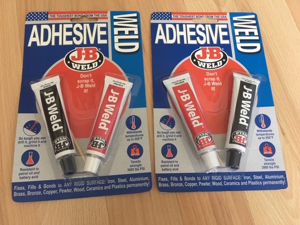 DUO-PACK JB-Weld Autoweld, art.nr:8265, 2x 28,4Gr. 2-componenten koudlasmiddel.