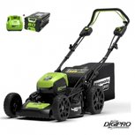 Greenworks 80 Volt accu grasmaaier GD80LM46SPK4, incl. 4AH Li-Ion accu & Lader Greenworks 80 Volt accu grasmaaier GD80LM46SPK4, incl. 4AH Li-Ion accu & Lader