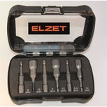 6-delige Magnetische dopsleitelset met 1/4