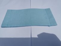 Uitwasbaar katoenen mondmasker incl. 3x HEPA filter Kleur Mintgroen Uitwasbaar katoenen mondmasker incl. 3x HEPA filter Kleur Mintgroen