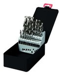 Labor HSS-G 25-delige Metaalborenset, Geslepen met 118 Graden Kruisaanslijping, Dia:1,0 - 13,0 mm / 0,5mm oplopend. In stevige cassette. Labor HSS-G 25-delige Metaalborenset, Geslepen met 118 Graden Kruisaanslijping, Dia:1,0 - 13,0 mm / 0,5mm oplopend. In stevige cassette.