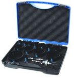 Labor Professionele Gatzagenset Bi-Metaal 16-delig Combi 19-76mm kunststof koffer Labor Professionele Gatzagenset Bi-Metaal 16-delig Combi 19-76mm kunststof koffer
