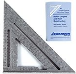 Swanson, Metric Speed Square 25cm, zeer handige afteken driehoek met veel functionaliteiten Swanson, Metric Speed Square 25cm, zeer handige afteken driehoek met veel functionaliteiten
