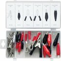 DEPA Tools assortiment van 28 stuks veelgebruikte verzinkte krokodil- en laadklemmen in diverse maten. DEPA Tools assortiment van 28 stuks veelgebruikte verzinkte krokodil- en laadklemmen in diverse maten.