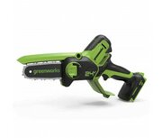 Greenworks 24 Volt Mini accu kettingzaag/ snoeizaag incl. 2AH-Accu & Lader Greenworks 24 Volt Mini accu kettingzaag/ snoeizaag incl. 2AH-Accu & Lader