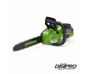 Greenworks 48 Volt (2x24) Volt accu kettingzaag Excl. accu & Lader Greenworks 48 Volt (2x24) Volt accu kettingzaag Excl. accu & Lader