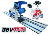 SCHEPPACH INVALZAAG 160MM PL55LI met 2x 36V Li-Ion accu & lader SCHEPPACH INVALZAAG 160MM PL55LI met 2x 36V Li-Ion accu & lader